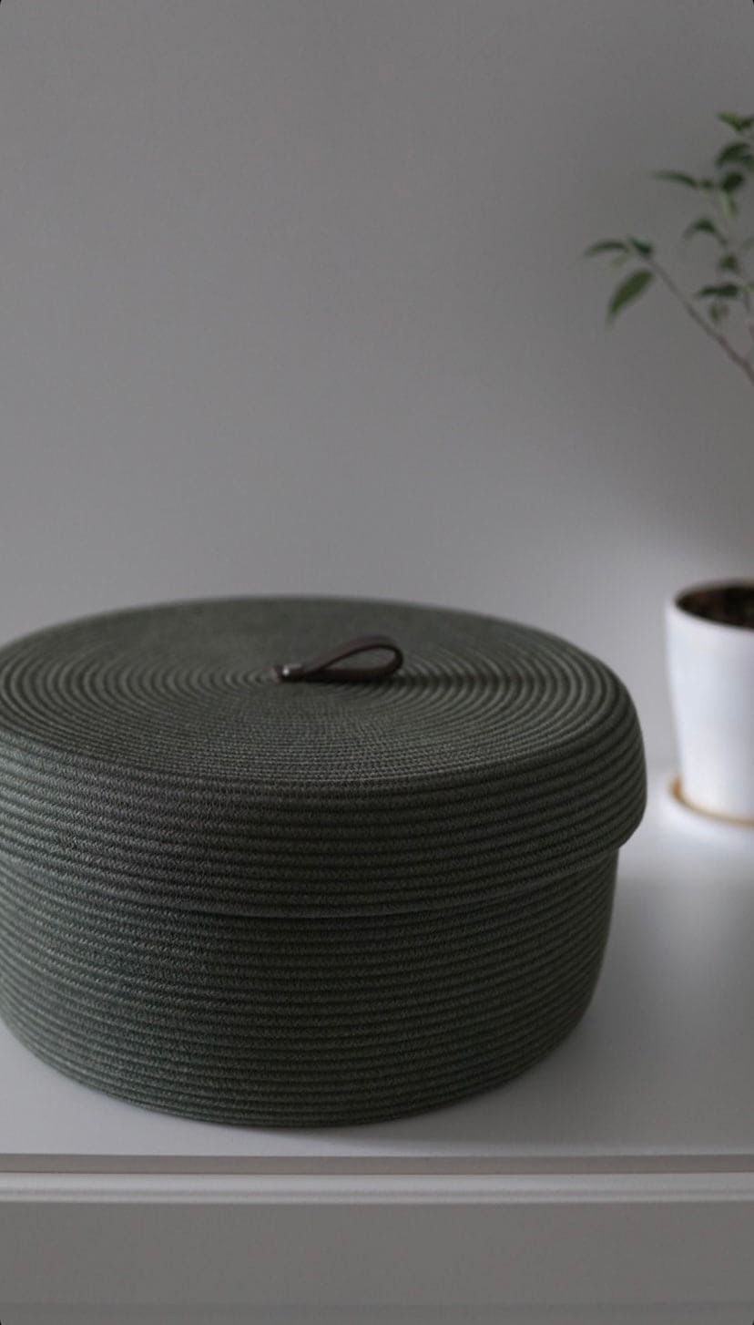 Luxe Basket with Lid