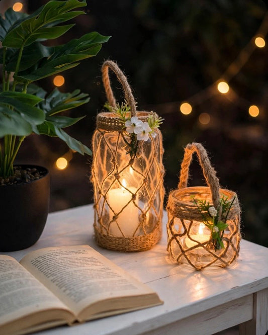 Candle Jars - Set of 2