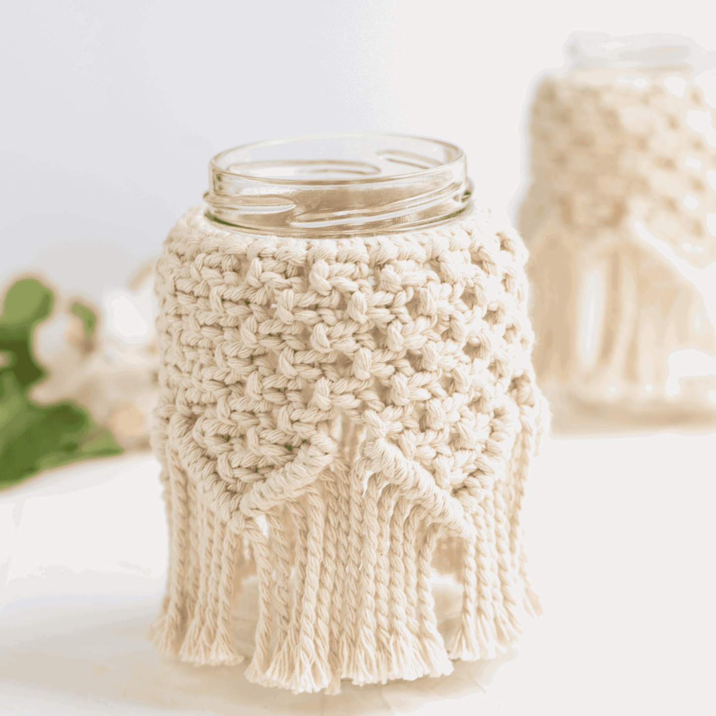 Macramé Jar I