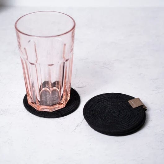 Pack of 4 Black Coasters