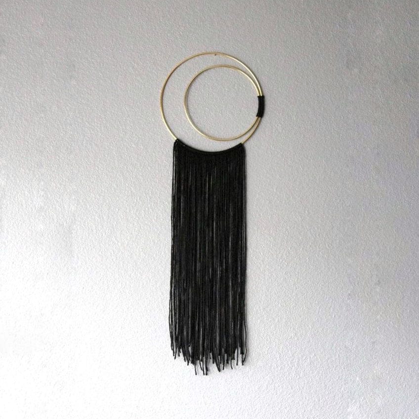 Black Ring Macrame