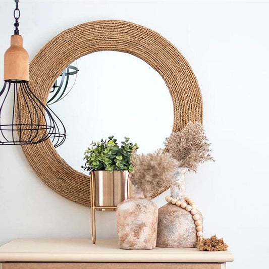 Thin Jute Mirror