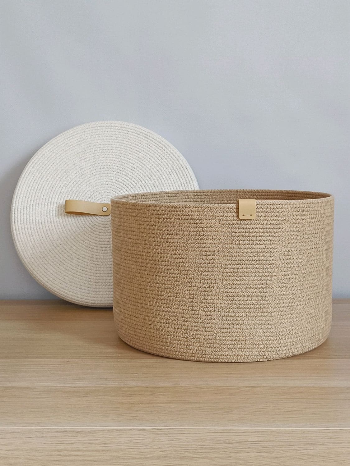 Jute Basket with Lid