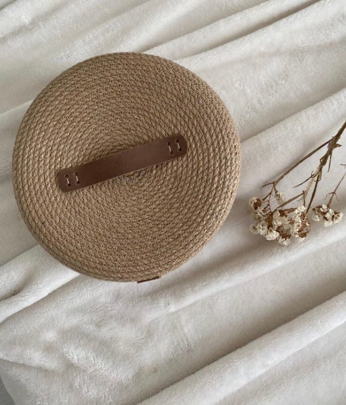 Basket with Lid Colored