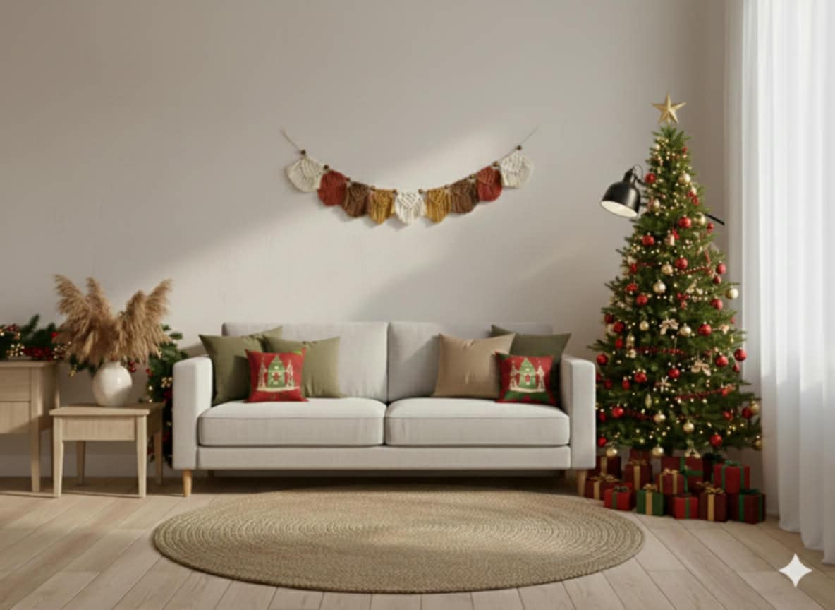 Ramadan Hanging Wall Set – Handmade Festive Boho Decor