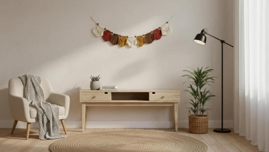 Ramadan Hanging Wall Set – Handmade Festive Boho Decor