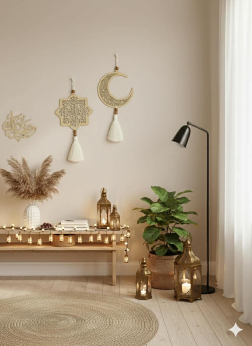 Ramadan Hanging Decor Set – Festive Wall Decoration