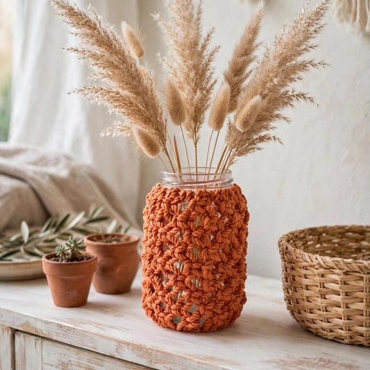 macrame jar
