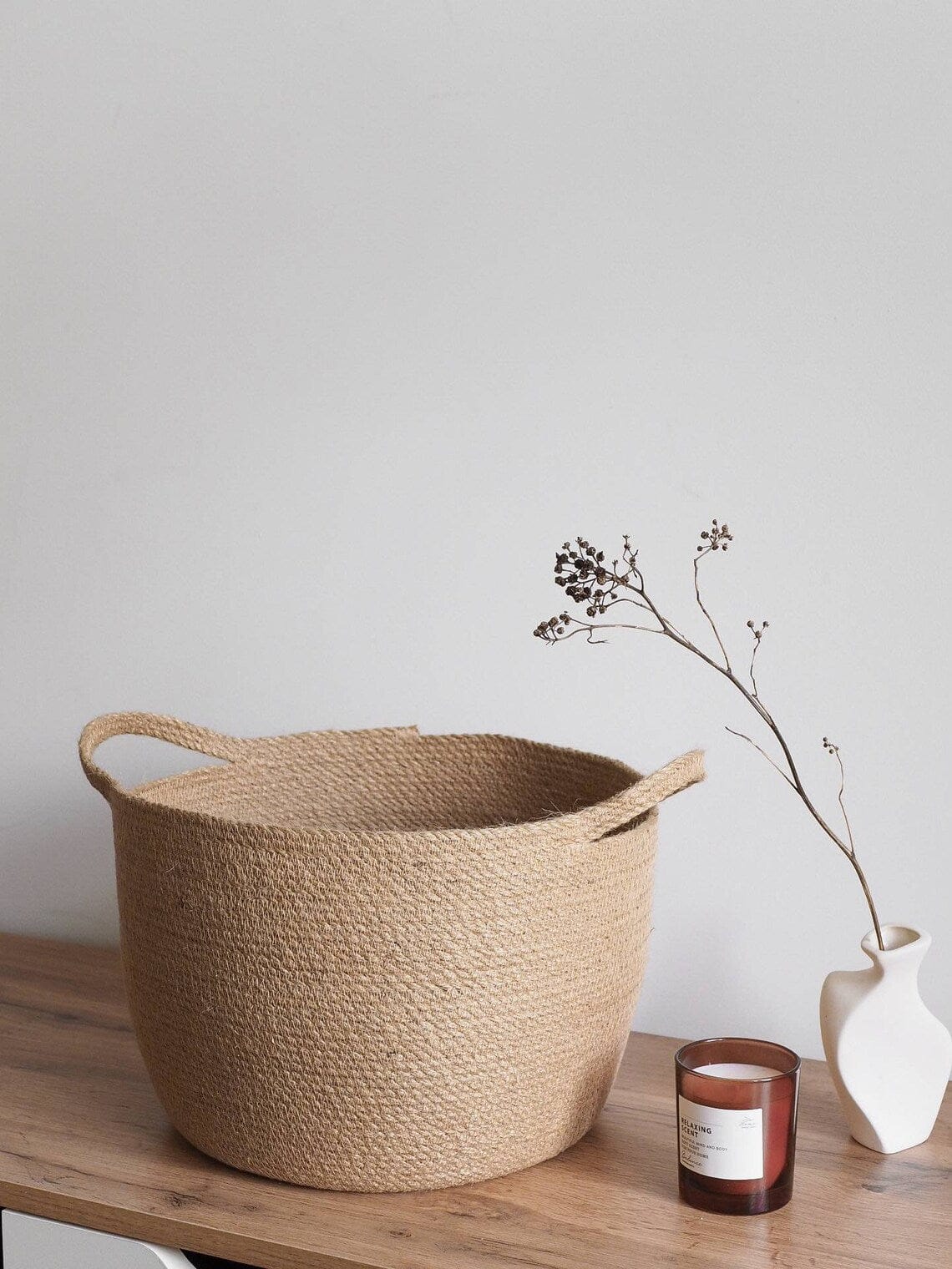 Jute Storage Basket
