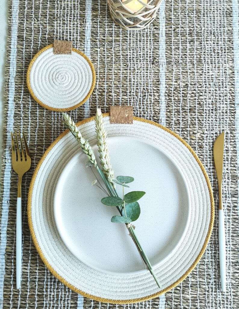 Pack of 6 Coasters & 6 Placemats