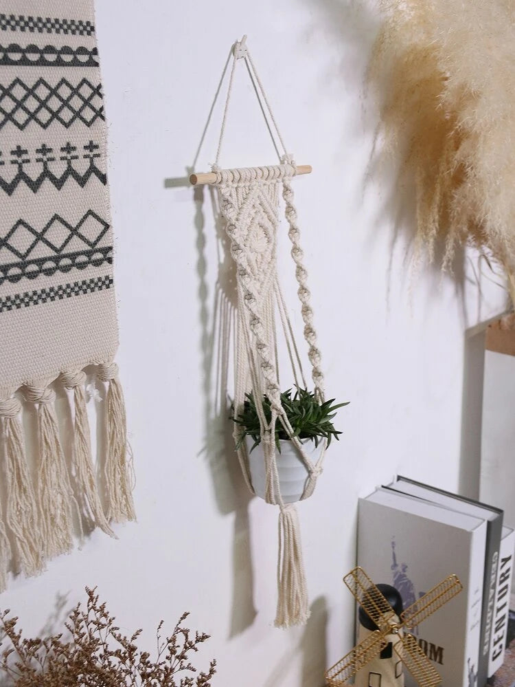 Macramé Plant Hanger (Without Pot)