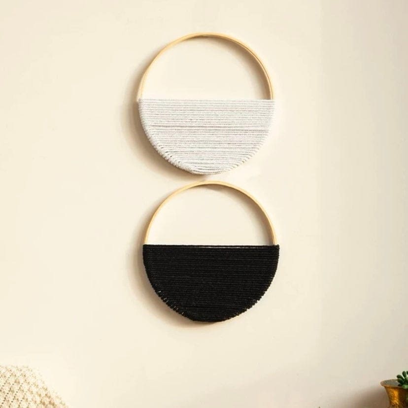Ring Wall Hanging - Black and White