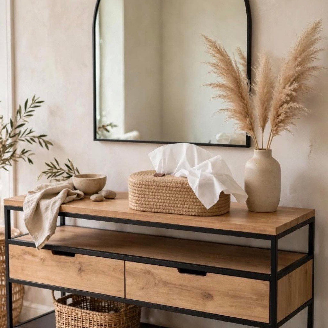 jute tissue box