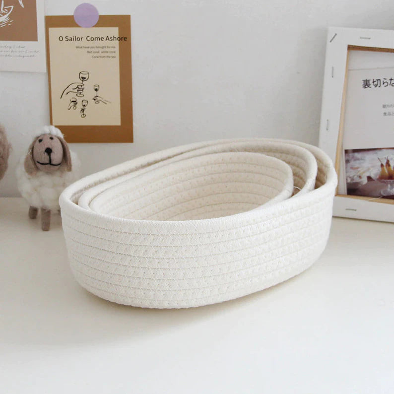 Set of 3 Oval Baskets